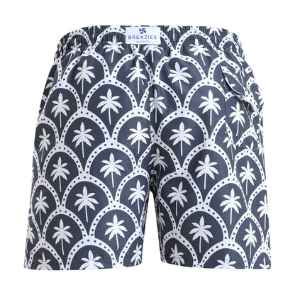 Swim Shorts - Palms | Steel