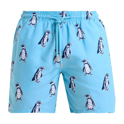 Swim Shorts - Penguin | Baby Blue