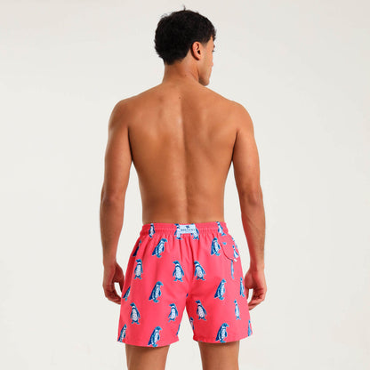 Swim Shorts - Penguin | Coral