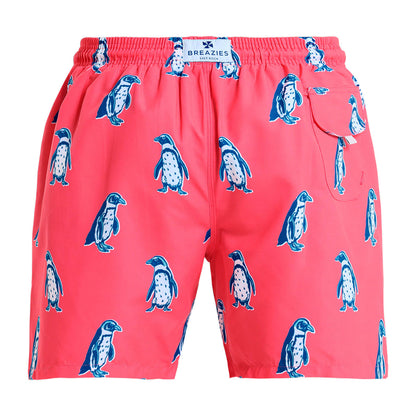 Swim Shorts - Penguin | Coral