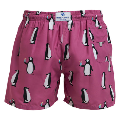 Swim Shorts - Penguins | Grape