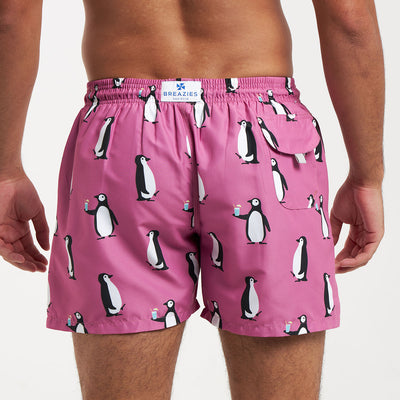 Swim Shorts - Penguins | Grape