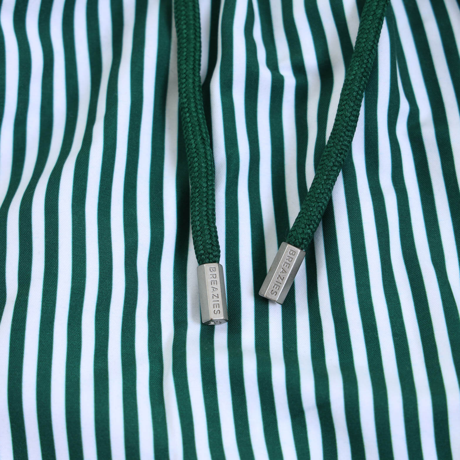 Swim Shorts - Pin Stripes | Emerald