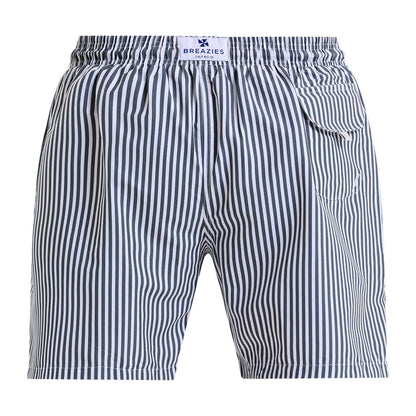 Swim Shorts - Pin Stripes | Steel