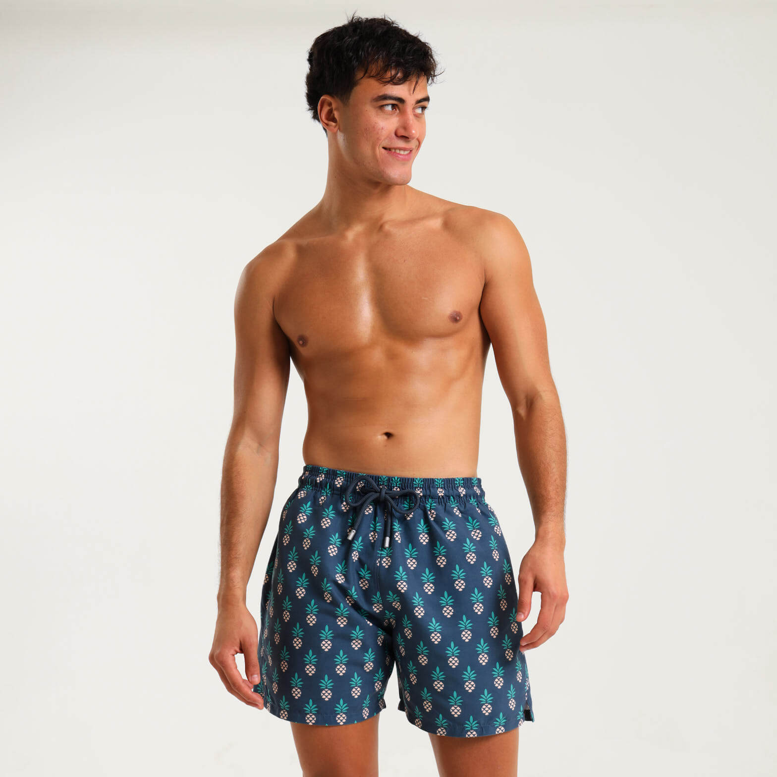 Swim Shorts - Pineapples | Steel