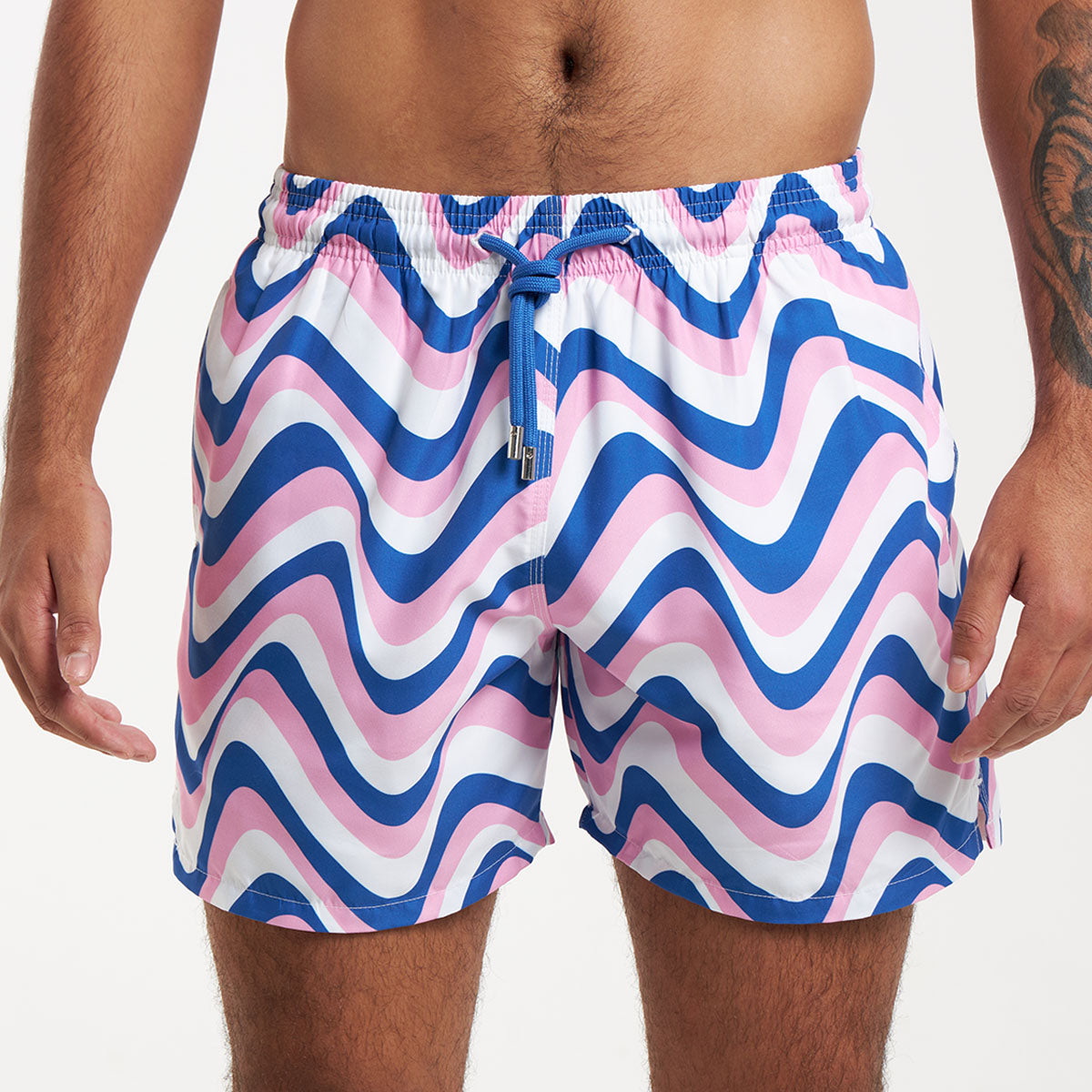 Swim Shorts - Retro Stripes | Candy