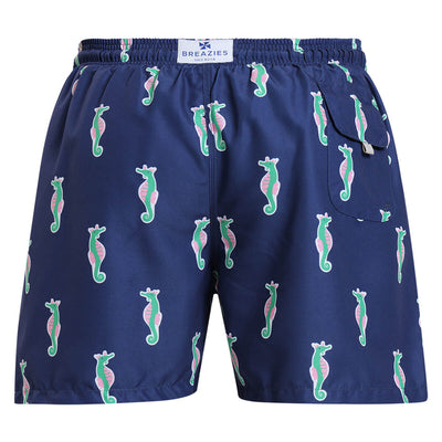 Swim Shorts - Sea Horse | Navy