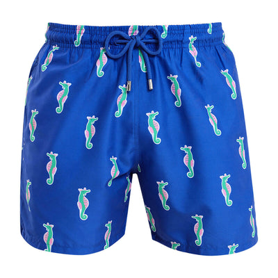 Swim Shorts - Sea Horse | Royal Blue