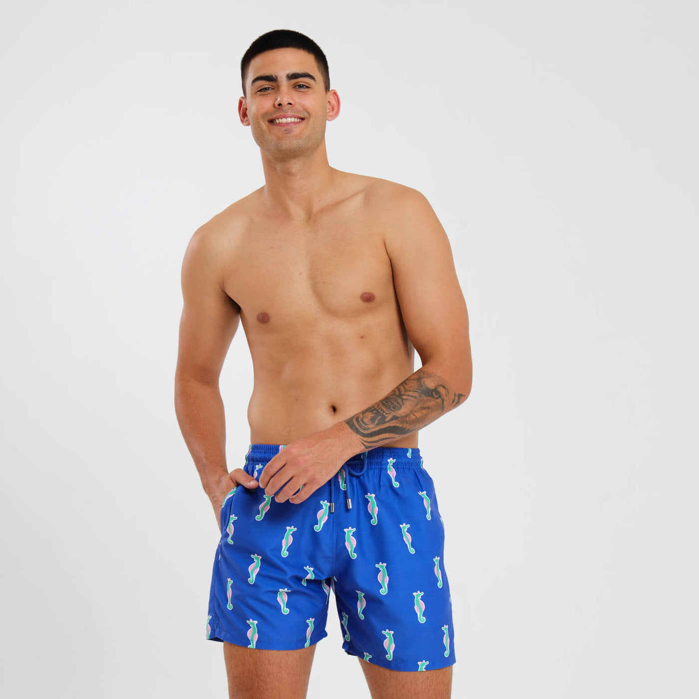 Swim Shorts - Sea Horse | Royal Blue