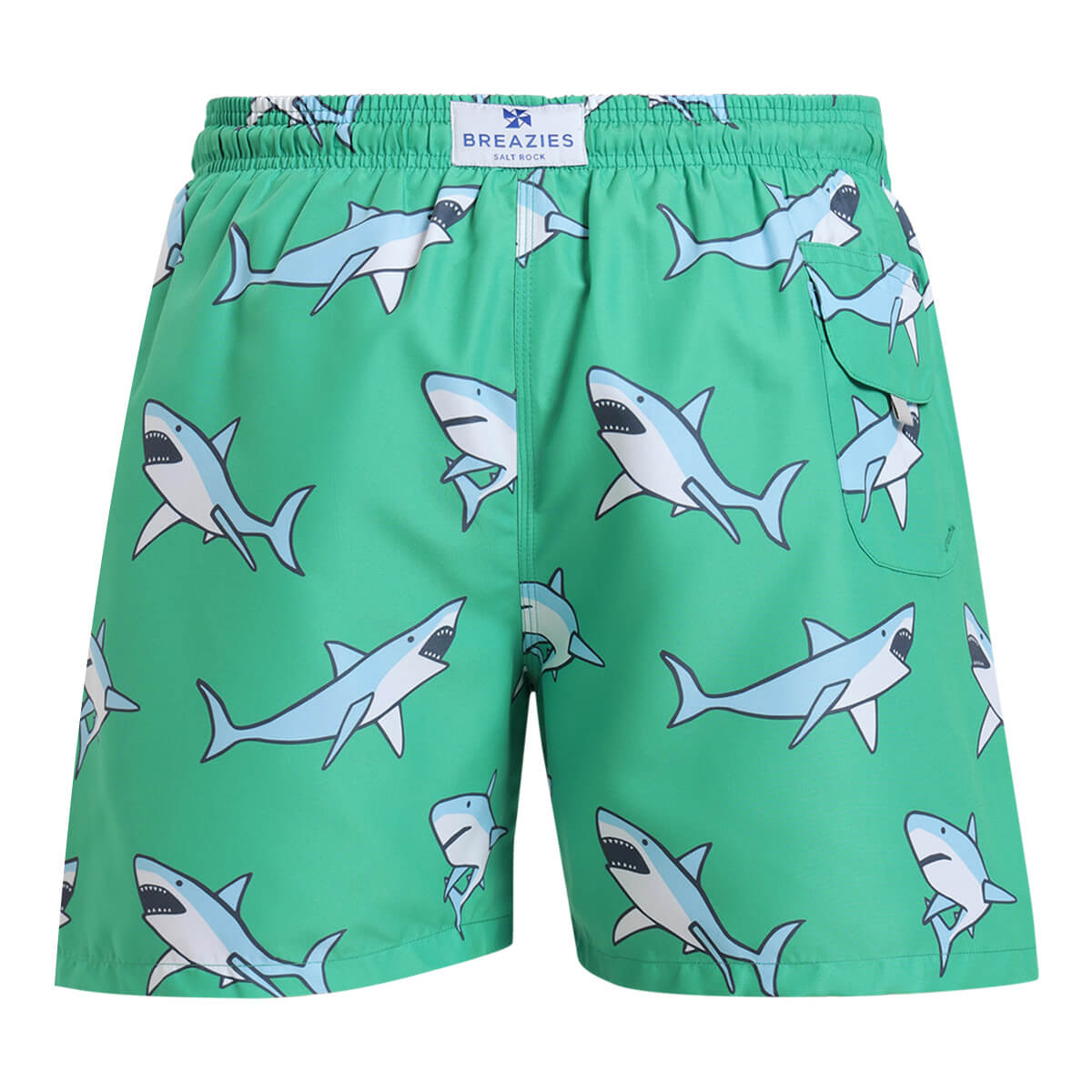 Swim Shorts - Sharks | Green
