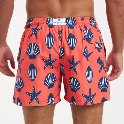 Swim Shorts - Shells | Orange