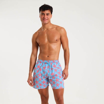 Swim Shorts - Starfish | Baby Blue