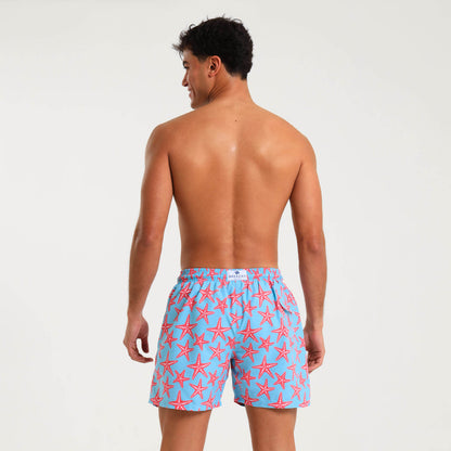 Swim Shorts - Starfish | Baby Blue