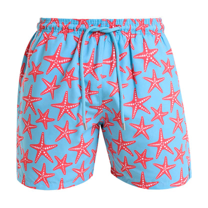 Swim Shorts - Starfish | Baby Blue
