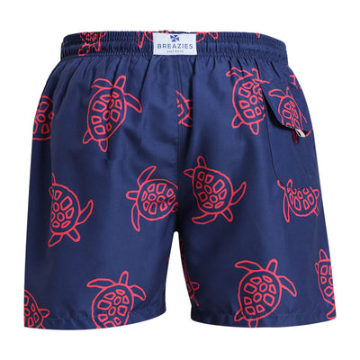 Swim Shorts - Turtles | Navy