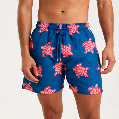 Swim Shorts - Turtles | Royal Blue
