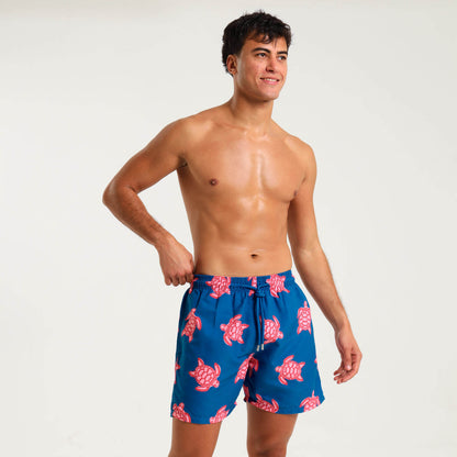 Swim Shorts - Turtles | Royal Blue