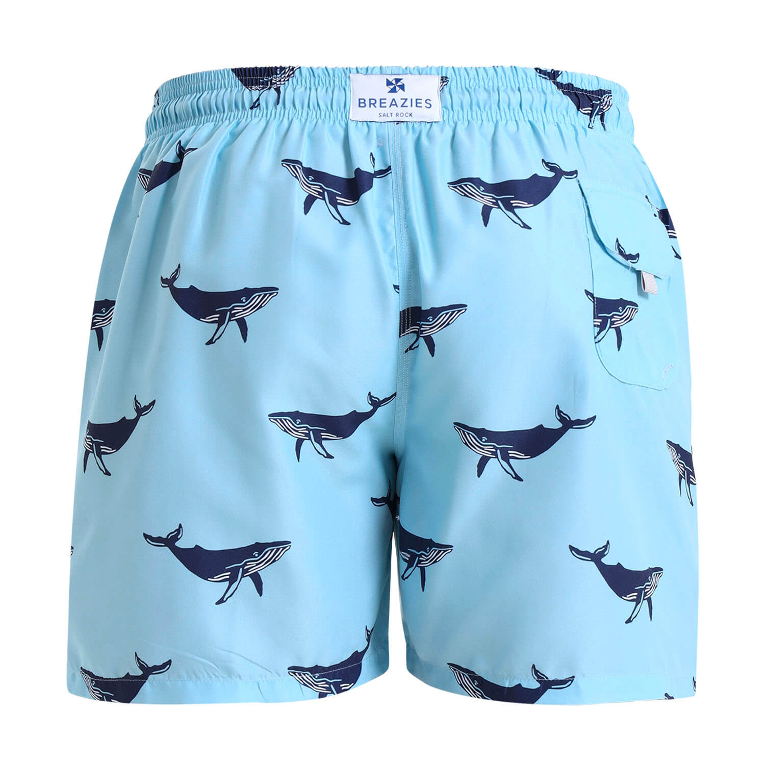 Swim Shorts - Whale | Baby Blue