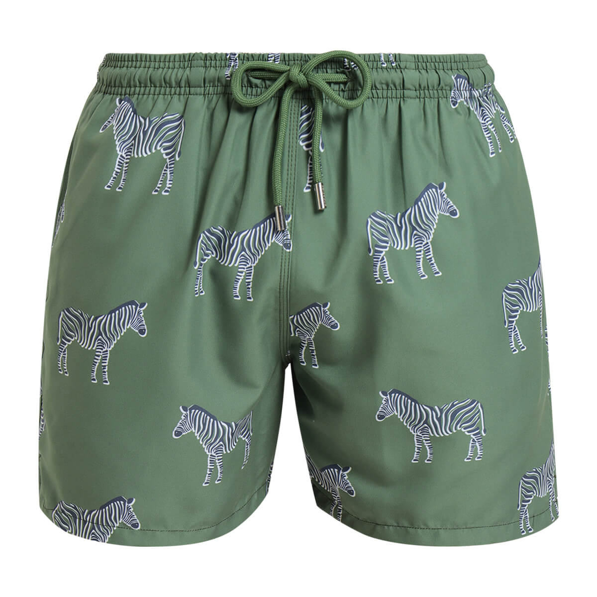 Swim Shorts - Zebras | Army Green