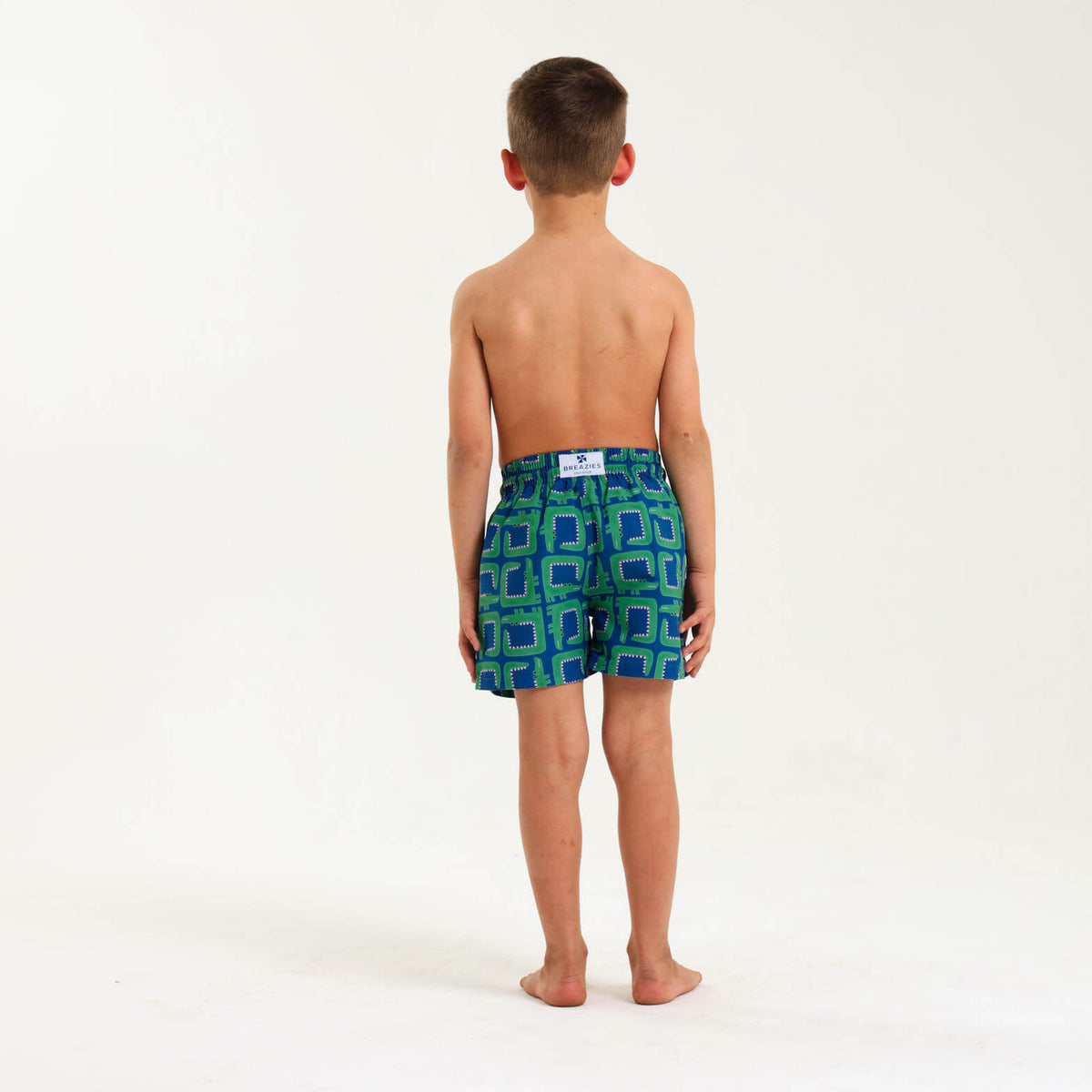 Boys Swim Shorts - Crocodiles | Royal Blue