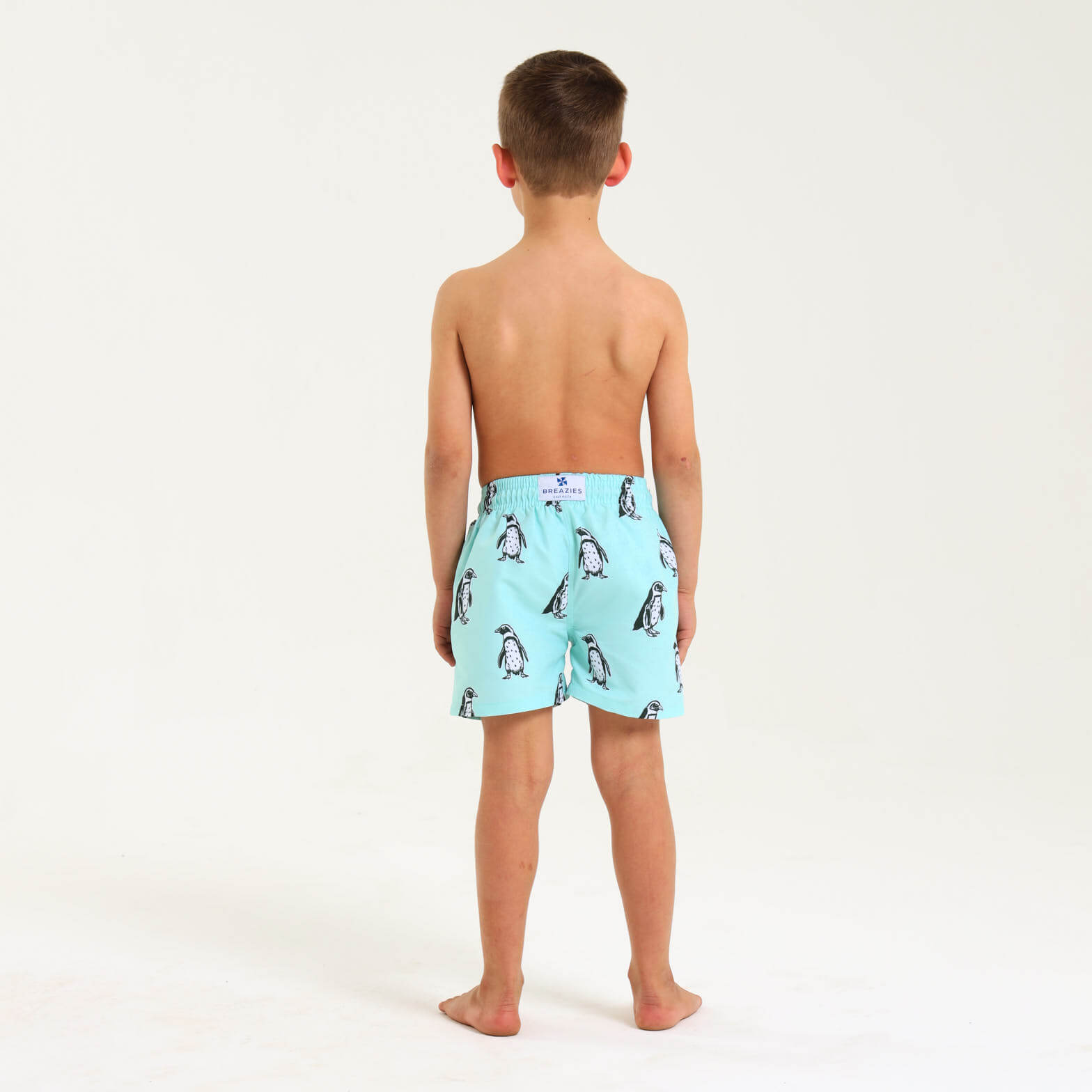 Boys Swim Shorts - Penguin | Mint