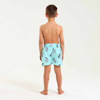 Boys Swim Shorts - Penguin | Mint