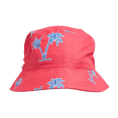 Bucket Hat - Palms | Coral