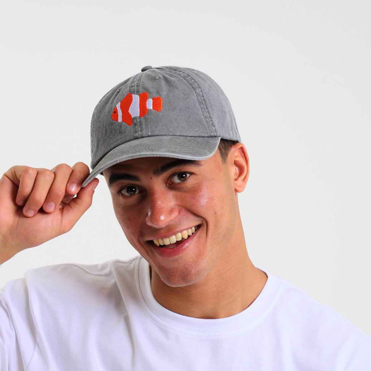 Cap - Clown Fish | Grey