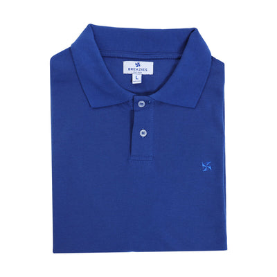 Cotton Polo | Blue