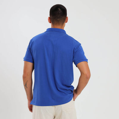 Cotton Polo | Blue