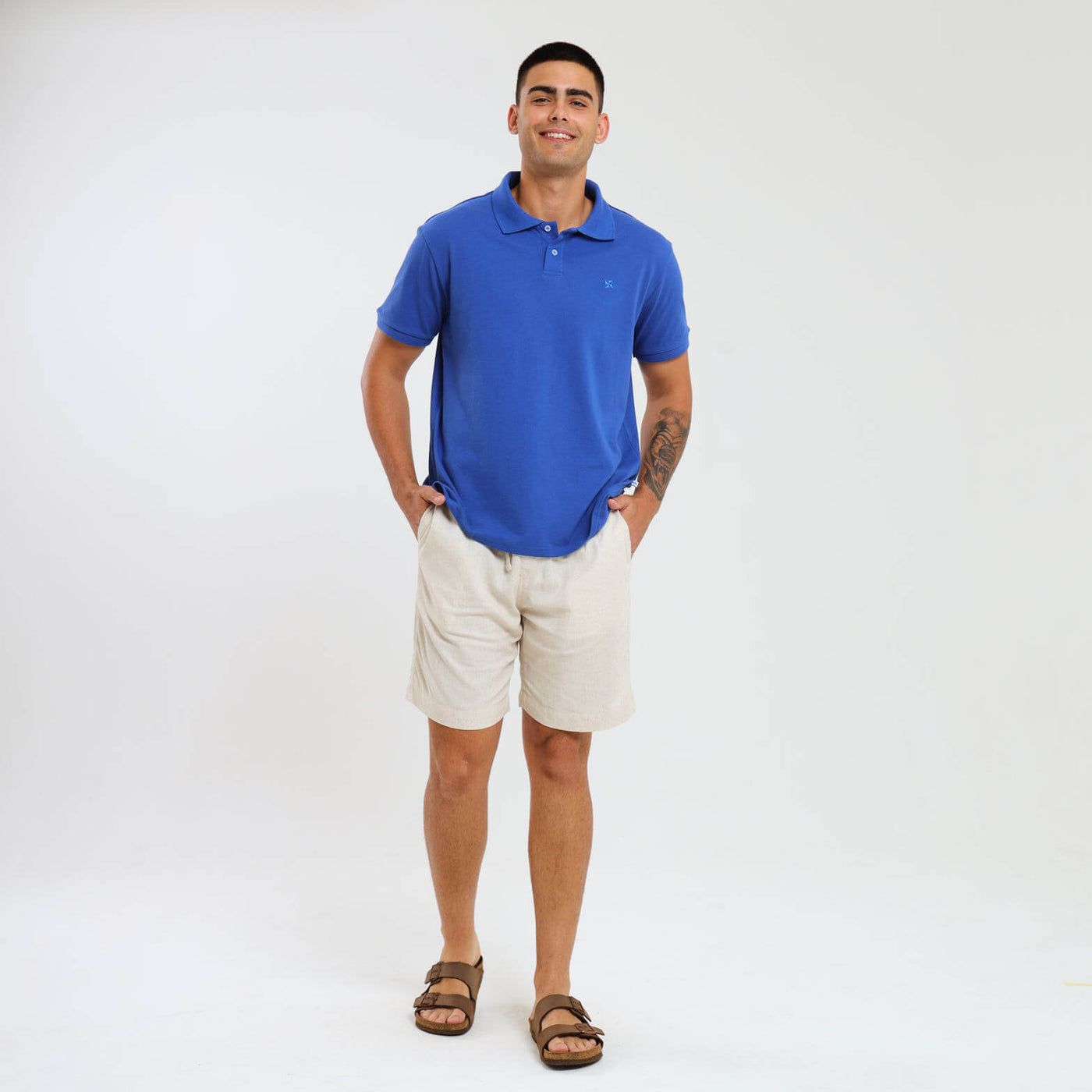 Cotton Polo | Blue