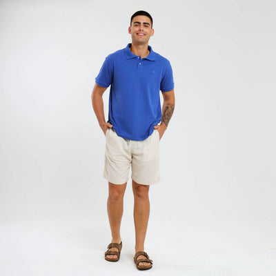 Cotton Polo | Blue