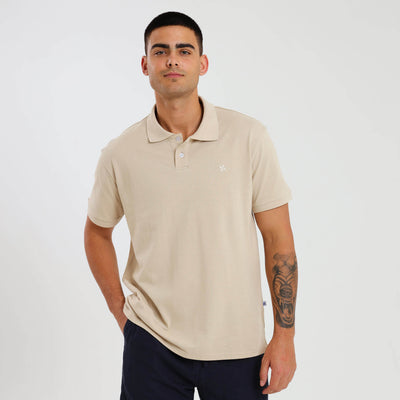 Cotton Polo | Natural