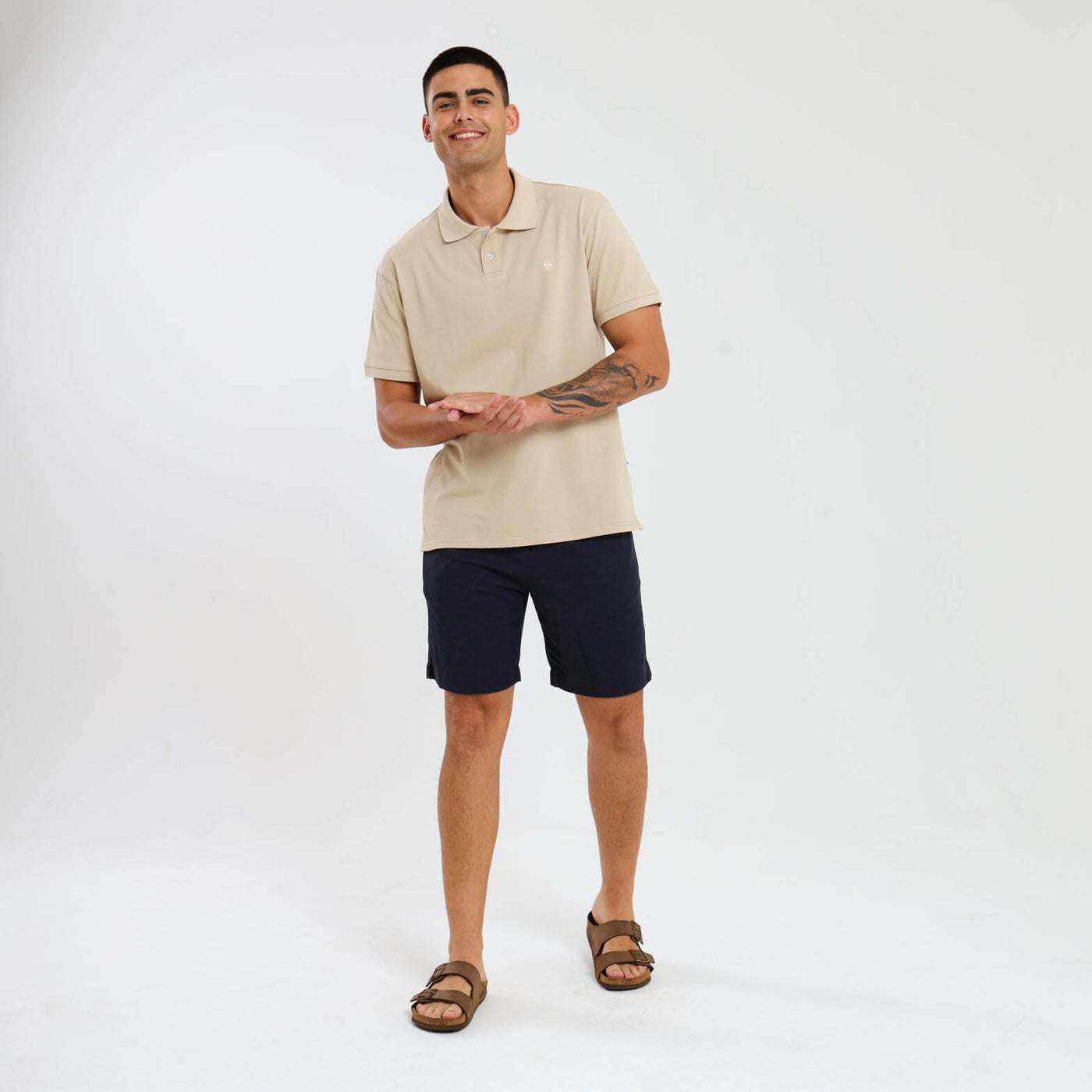 Cotton Polo | Natural