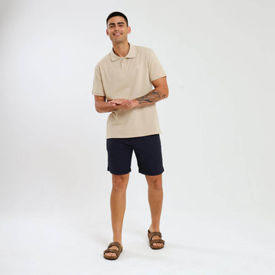 Cotton Polo | Natural