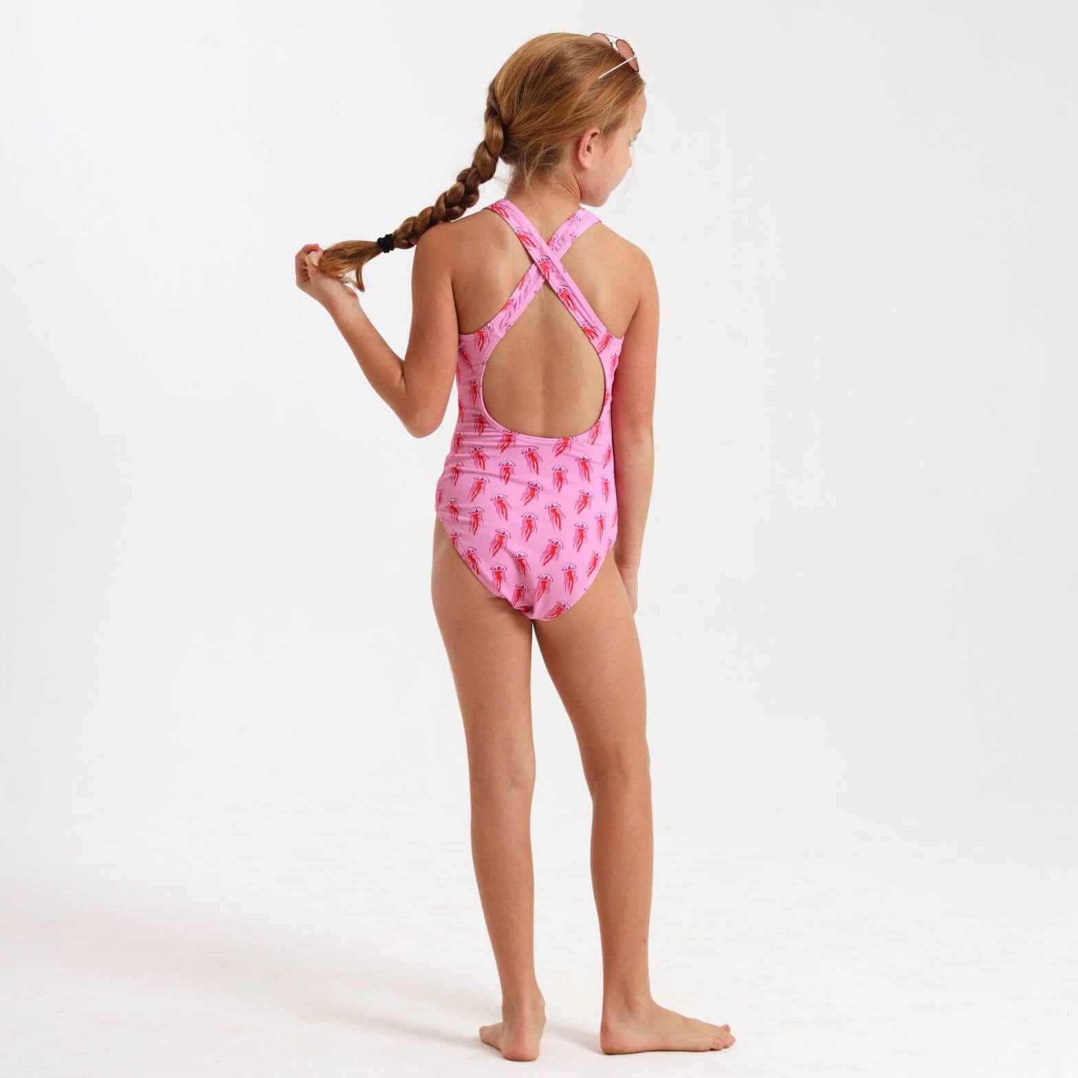 Girls One Piece - Jellyfish | Pink