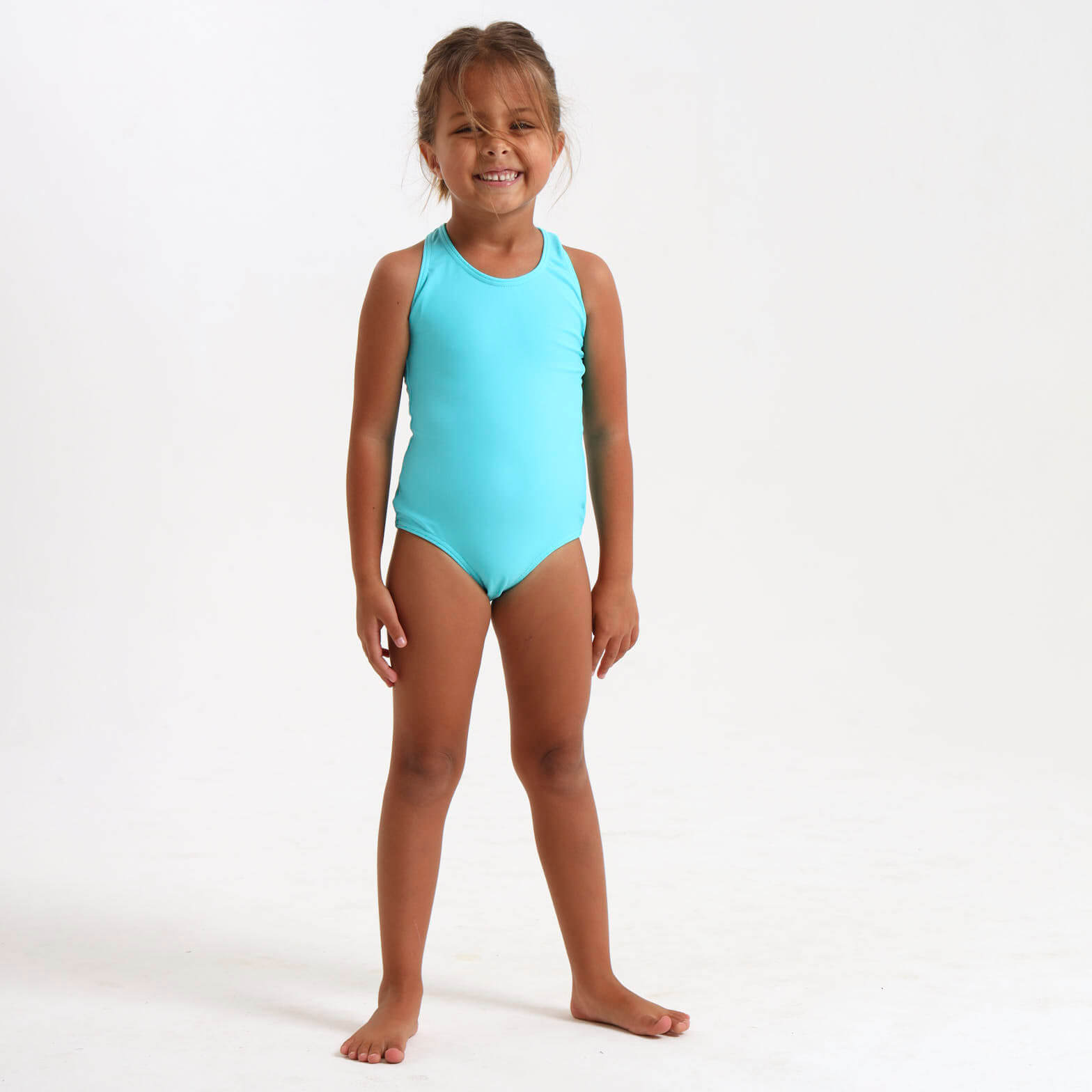 Girls One Piece - Solid | Turquoise