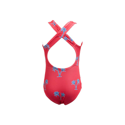 Girls One Piece - Palms | Coral