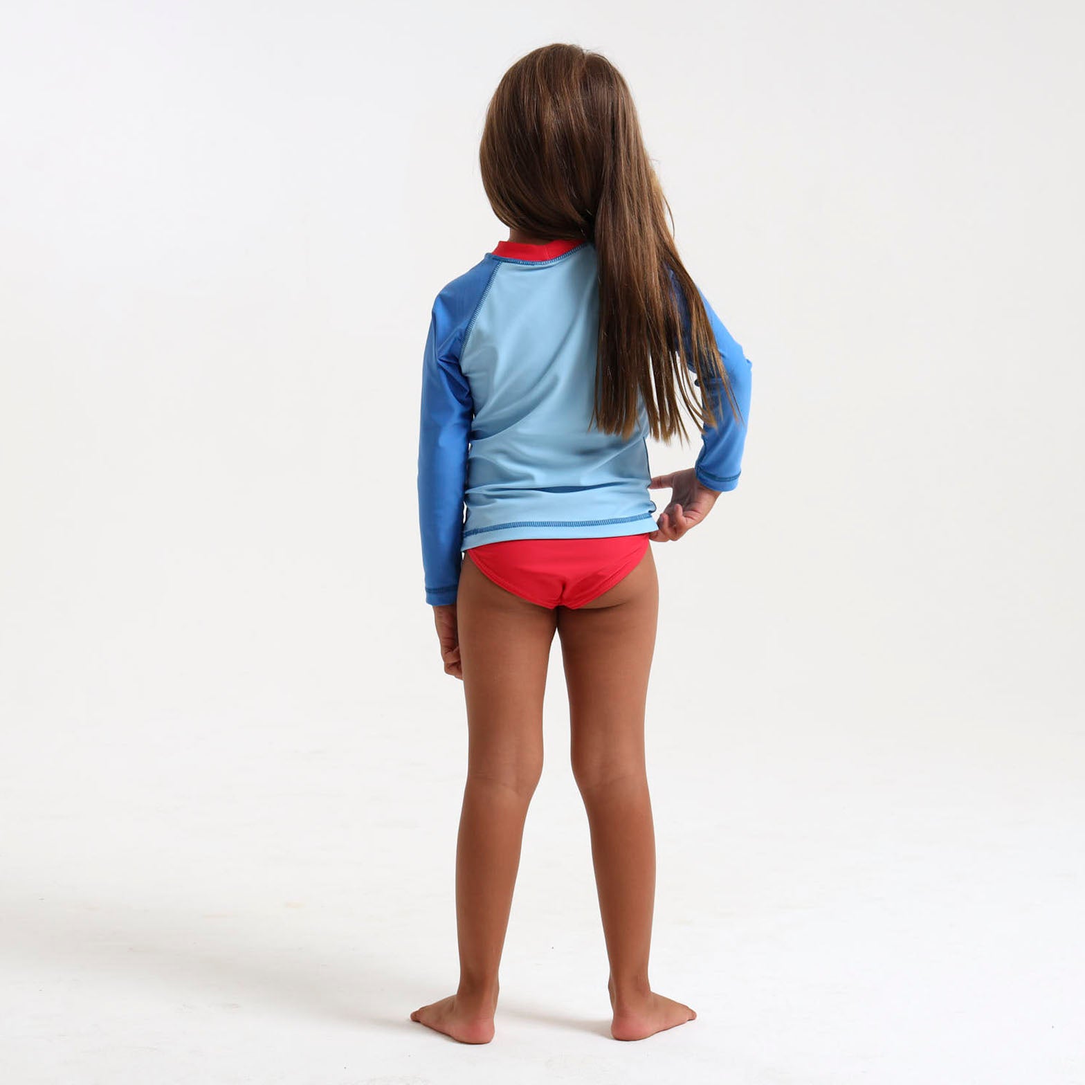 Kids Rash Vests - Tricolour | Blue