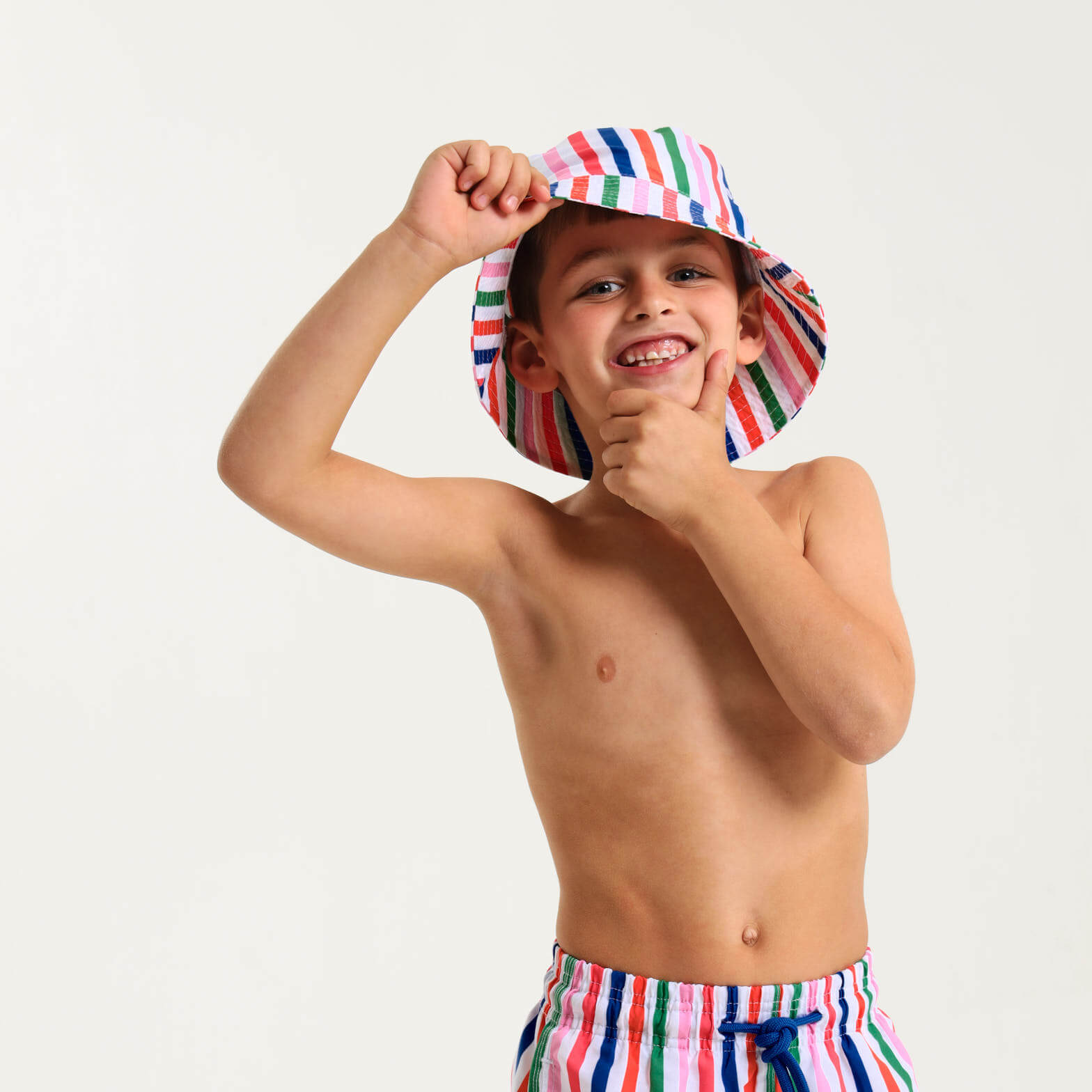 Bucket Hat - Stripe | Multi Colour