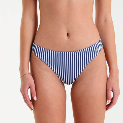 Ladies Bikini Bottoms - Pin Stripes | Navy