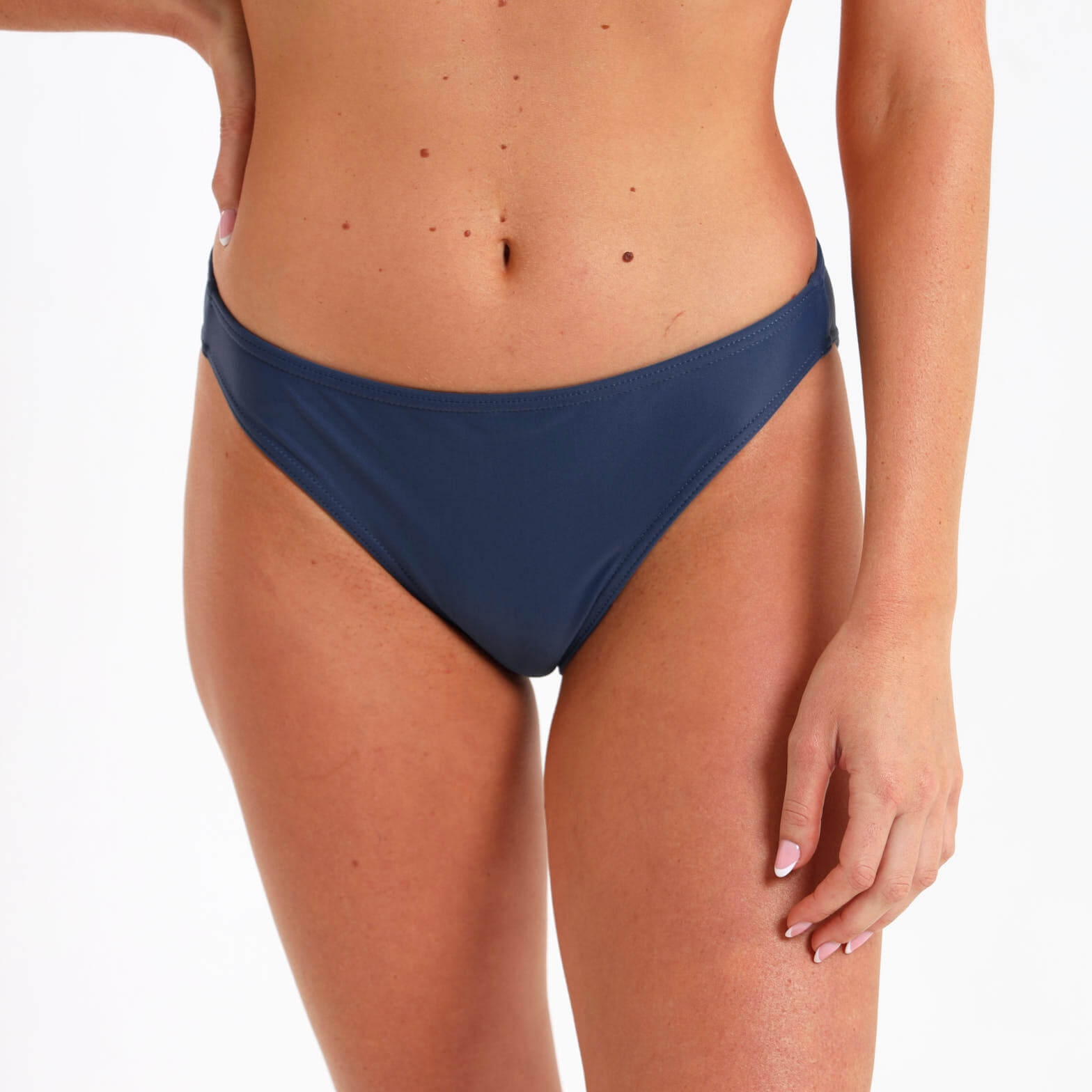 Ladies Bikini Bottom - Solid | Steel
