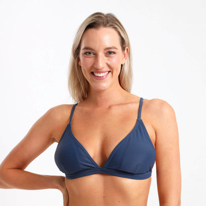 Ladies Bikini Top - Solid | Steel