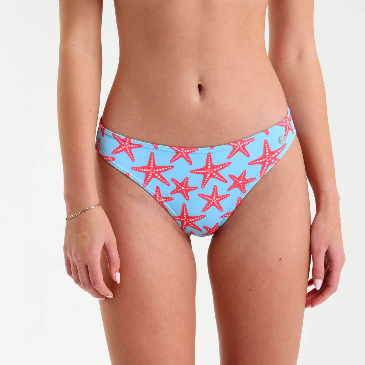 Ladies Bikini Bottoms - Starfish | Baby Blue