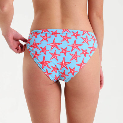 Ladies Bikini Bottoms - Starfish | Baby Blue