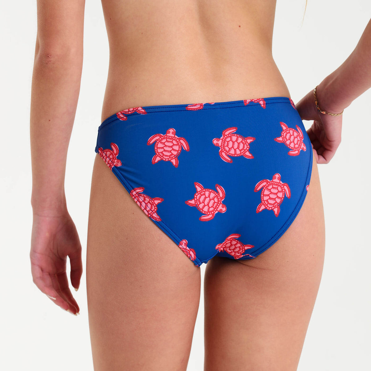 Ladies Bikini Bottoms - Turtles | Royal Blue