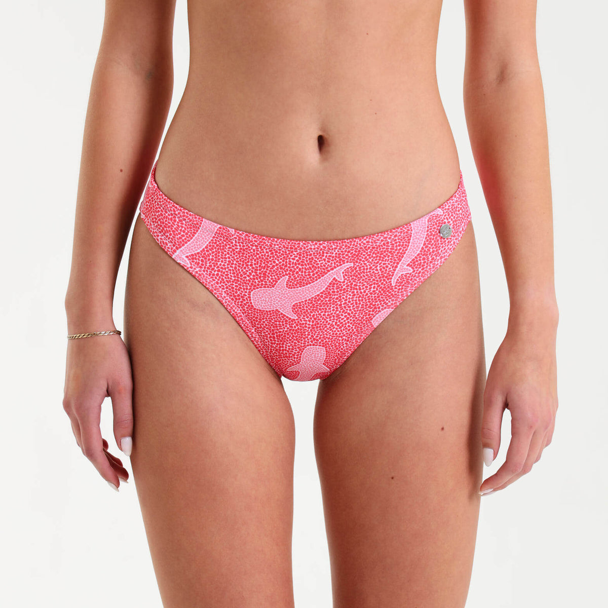 Ladies Bikini Bottoms - Whale Shark | Coral