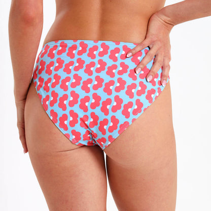 Ladies Bikini Bottom - Daisy | Coral