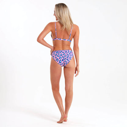 Ladies Bikini Bottom - Leopard | Pink