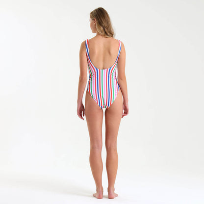 Ladies One Piece - Stripes | Multi Colour
